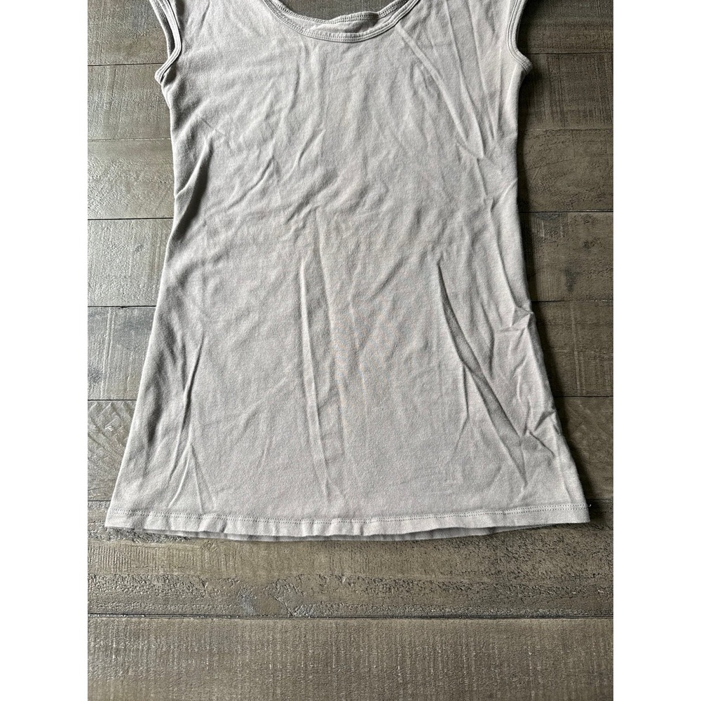 Bella Bird Women's Gray Basic Tee Tank Top size Small - Picture 3 of 7
